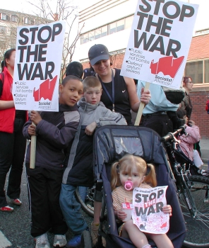 photo: kids against war
