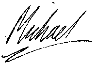 Michael's signature